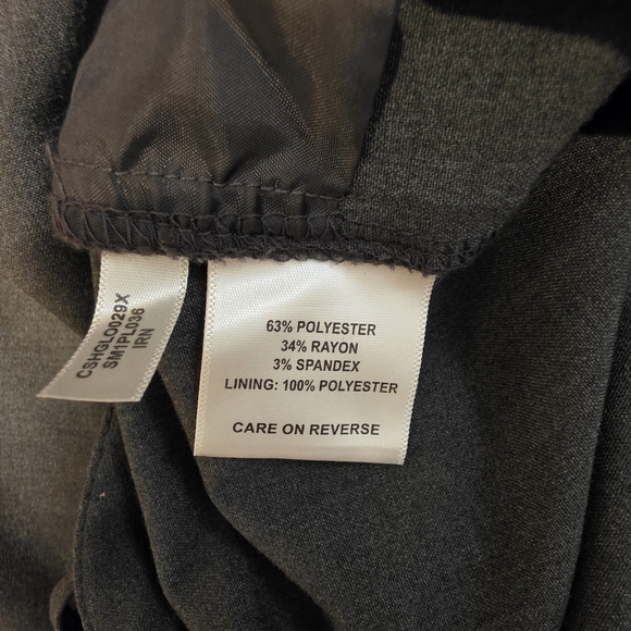 Calvin Klein Women's Gray Trouser Pants - Picture 12 of 14